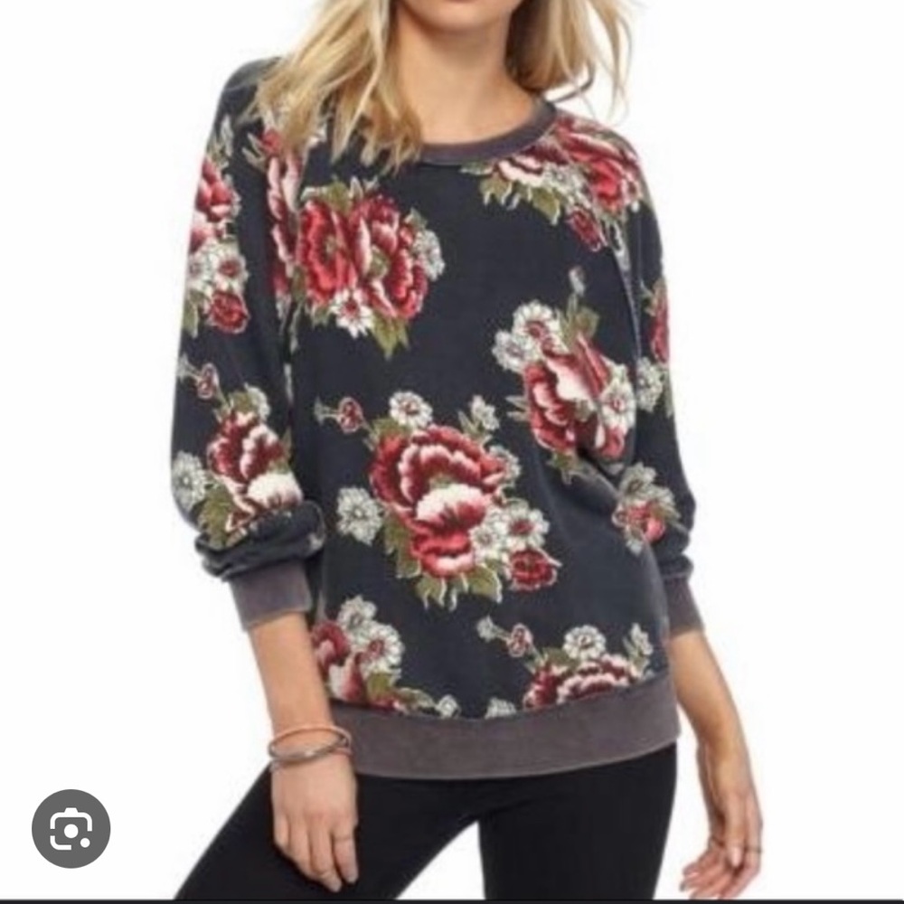 Free People Go on Get Sweatshirt